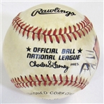 Stan Musial Signed Portrait Ball 