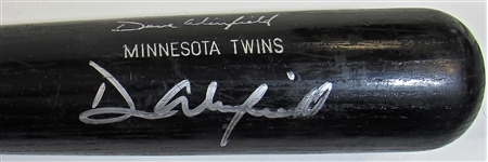 1993-94 Dave Winfield GU Signed Bat PSA 8