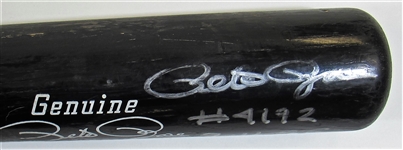 1985 Pete Rose GU Signed Bat PSA 8.5