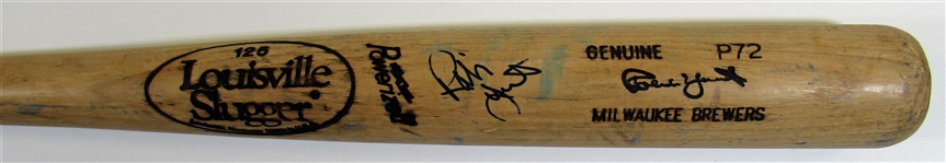 1991-93 Robin Yount GU Signed Bat