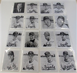 Lot of 31 Kansas City Royals 1969 Team Photos Signed