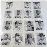 Lot of 31 Kansas City Royals 1969 Team Photos Signed
