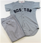 1981 Tom Burgmeier  Boston Red Sox GU Jersey & Pants