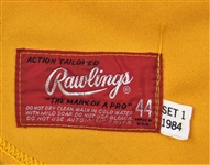 1984 Tom Burgmeier GU Oakland A's Jersey
