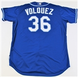 2015 Edison Volquez Game Issued Jersey