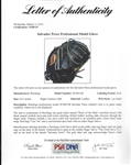 2017 Salvador Perez GU Catching Gear and Glove