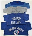 Lot Of 4 John Mayberry GU Signed Warm-Up Shirts