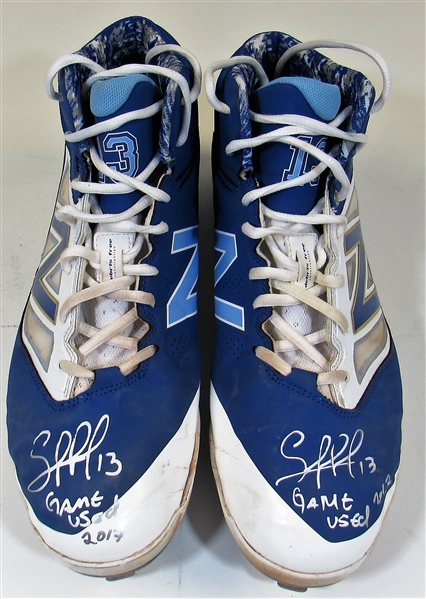 2017 Salvador Perez GU Signed Cleats