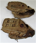 Tom Burgmeier Lot of 2 Game Used Gloves