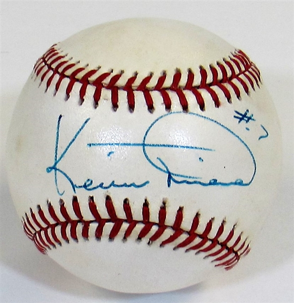 Kevin Mitchell Signed Ball