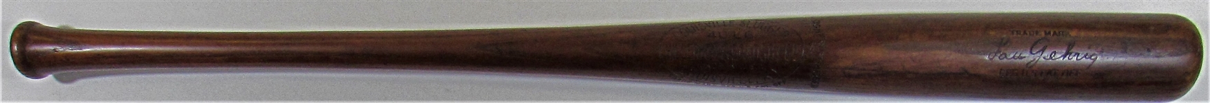 Circa 1932 Lou Gehrig  40 LG Retail Model Bat
