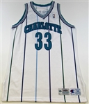 1994-95 Alonzo Mourning GU Charlotte Hornets Jersey