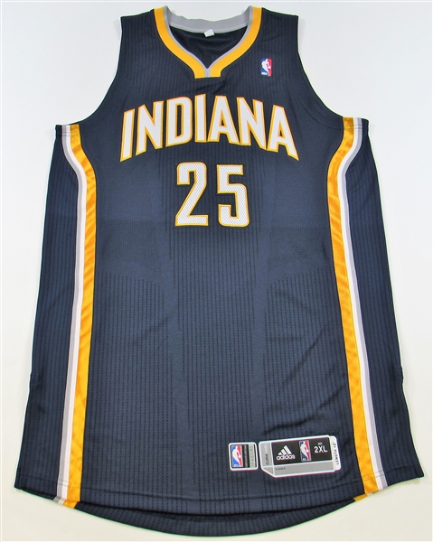 2011 Brandon Rush Indiana Pacers GU Jersey