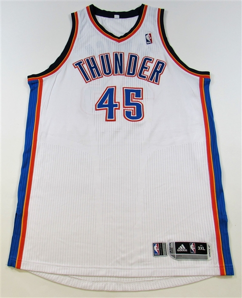 2010 Cole Aldrich OKC Thunder GU Jersey (Debut Jersey)