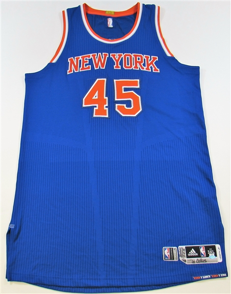 2014 Cole Aldrich N.Y. Knicks GU Jersey