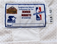 1999-2000 Raef LaFrentz GU Signed Denver Jersey