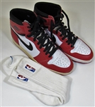 1985-86 Michael Jordan Game Used Nike Shoes & Socks