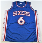 Julius Erving Signed Pro Model JSA Sixers Jersey