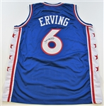 Julius Erving Signed Pro Model JSA Sixers Jersey