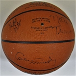 NBA Greats Signed Basketball W/ Pistol Pete Maravich