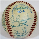1985 Kansas City Royals Team Signed Ball