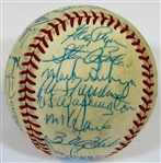 1985 Kansas City Royals Team Signed Ball