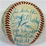 1985 Kansas City Royals Team Signed Ball