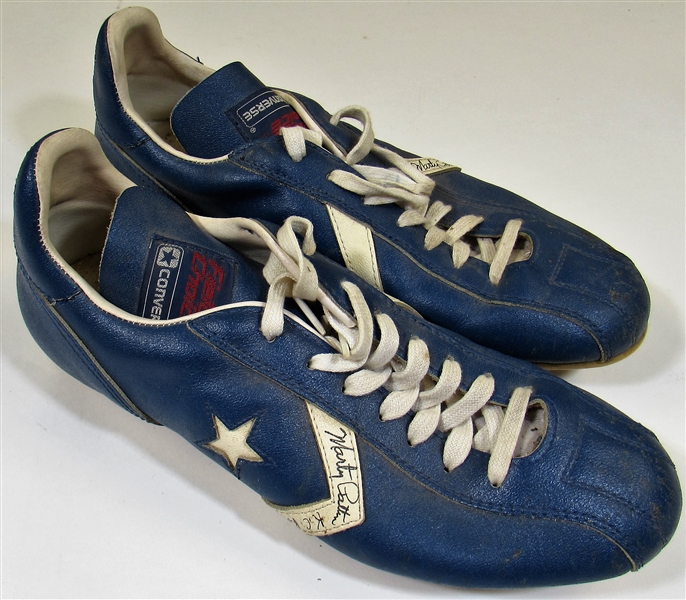 1977-80 Marty Pattin GU Signed Cleats