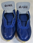 Jamie Quirk Game Issued Signed Cleats