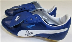 Jamie Quirk Game Issued Signed Cleats