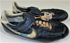Mid-1980's Dwight (Doc) Gooden GU Signed Cleats