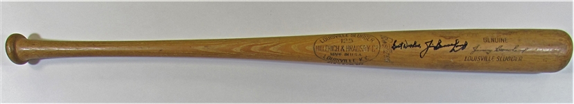 1960 Jim Beauchamp GU Signed Bat