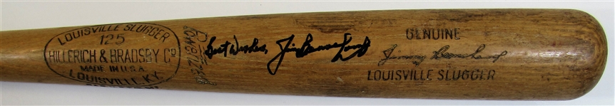1960 Jim Beauchamp GU Signed Bat