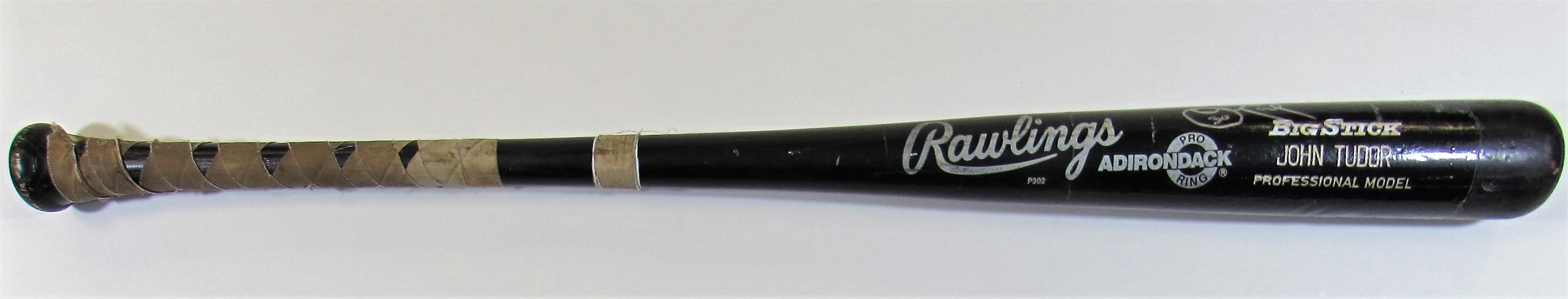 1987-88 John Tudor GU Signed Bat