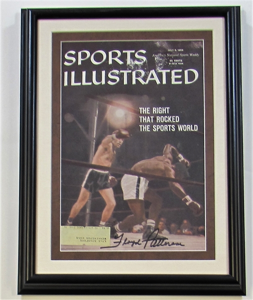 Floyd Patterson Signed Sports Illustrated Magazine  
