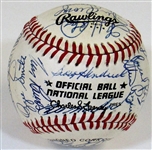 1983 N.L. All-Star Team Signed Ball W/30 Sigs