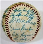 1957 N.L. All-Star Team Signed Ball W/26 Sigs