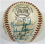 1957 N.L. All-Star Team Signed Ball W/26 Sigs