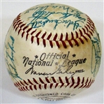 1957 N.L. All-Star Team Signed Ball W/26 Sigs