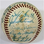 1957 N.L. All-Star Team Signed Ball W/26 Sigs