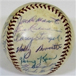 1957 A.L. All-Star Team Signed Ball W/27 Sigs