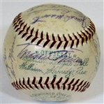 1957 A.L. All-Star Team Signed Ball W/27 Sigs