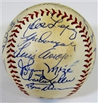 N.Y. Yankees HOFers & Stars Signed Ball W/22 Sigs