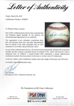 Ted Williams Signed Ball