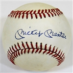 Mickey Mantle Signed Ball