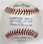 Ken Boyer Signed Ball