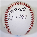 Ernie Banks Signed Ball