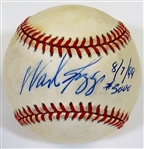 Wade Boggs Signed Ball