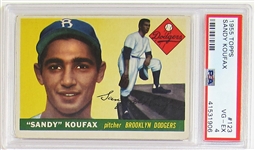 1955 Topps Sandy Koufax Rookie PSA 4