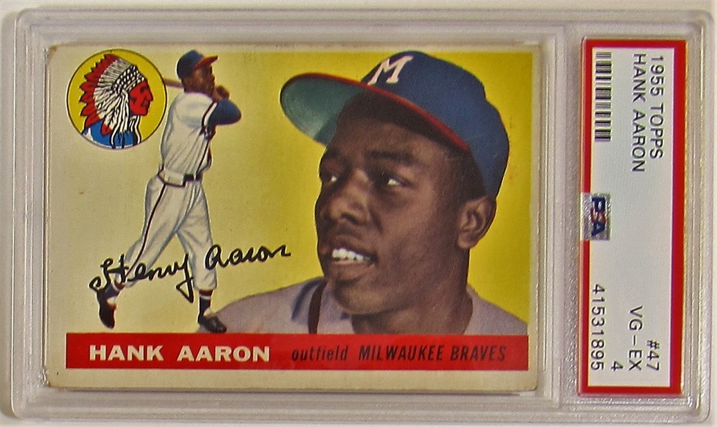 1955 Topps Hank Aaron PSA 4